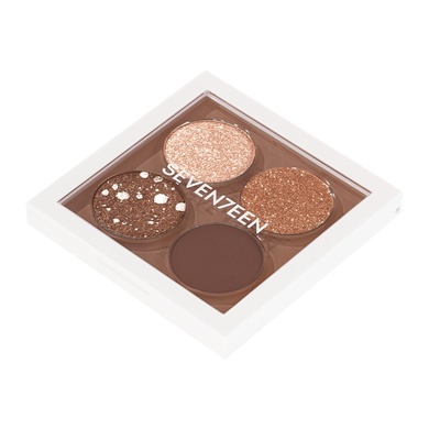 Vibrant Eyes Quad Palette No.10 Love for Nude