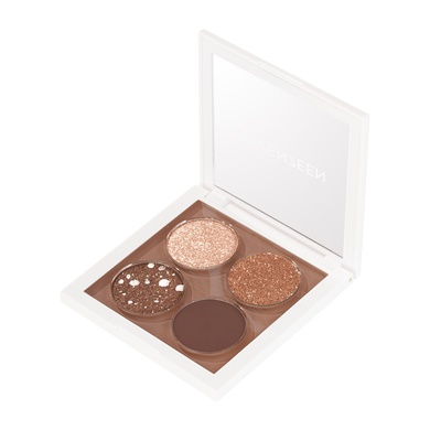 Vibrant Eyes Quad Palette No.10 Love for Nude
