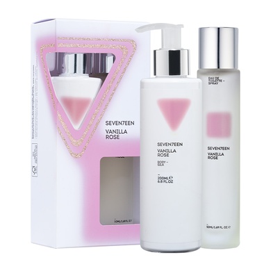 VANILLA ROSE SET BODY SILK 200ml & EDT 50ml