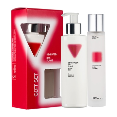 RED FLAME SET BODY SILK 200ML & EDT 50ML