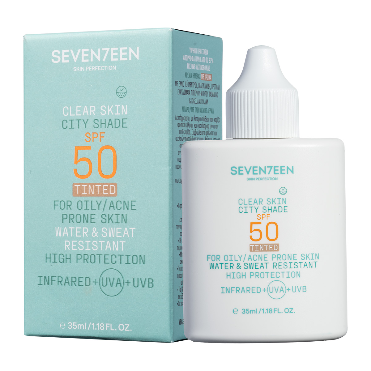 CLEAR SKIN CITY SHADE SPF50 TINTED