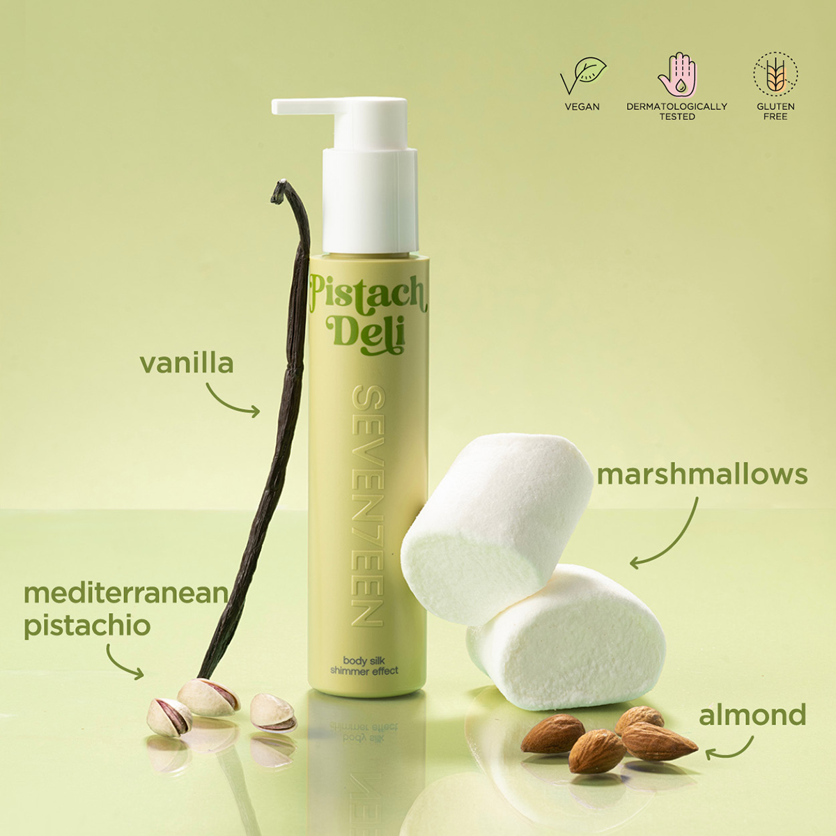 Pistach Deli Body Silk Travel Size