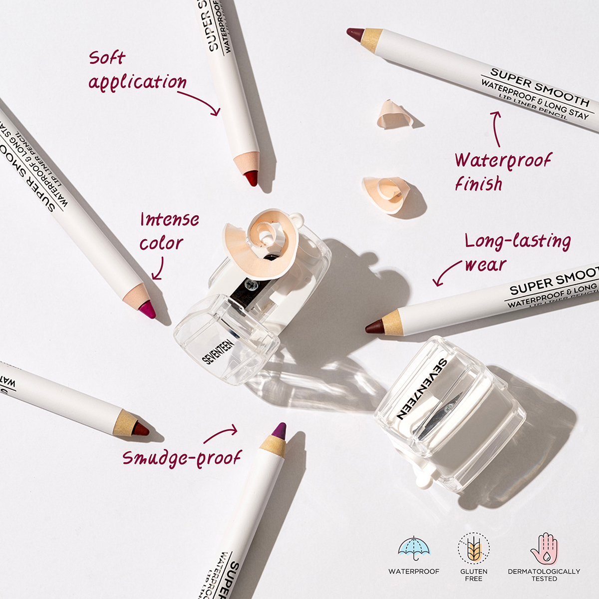 Super Smooth Waterproof Lip Liner pencil