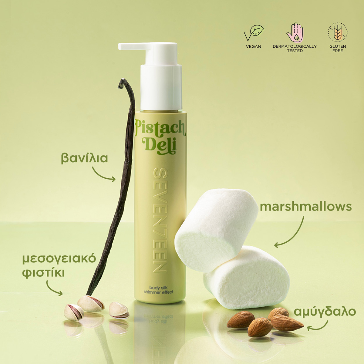 Pistach Deli Body Silk Travel Size